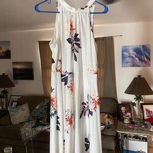 Floral Halter Dress